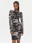 Sukienki - Hugo Sukienka codzienna Naviola 50505454 Szary Slim Fit - miniaturka - grafika 1