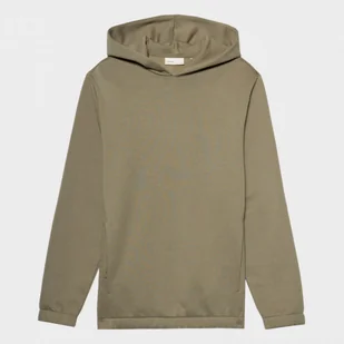 Męska bluza dresowa nierozpinana z kapturem OUTHORN OTHSS23TSWSM318 - turkusowa - Outhorn - Bluzy sportowe męskie - miniaturka - grafika 1