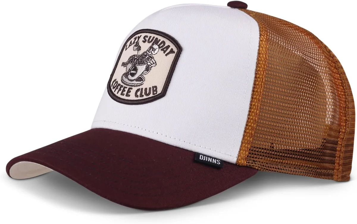 CZAPKA Z DASZKIEM TRUCKER MĘSKA CZARNA Z LOGO SML