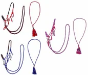 Ogłowia - Zestaw kantar sznurkowy + wodze + cordeo - QHP - miniaturka - grafika 1
