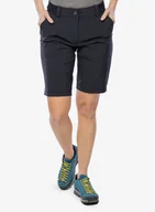 Buty trekkingowe damskie - Spodenki turystyczne damskie Vaude Farley Stretch Shorts II - black - miniaturka - grafika 1