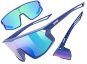 Okulary przeciwsłoneczne - Dziecięce okulary przeciwsłoneczne Uvex Skyryse Jr. Kolor: czarny/zielony - miniaturka - grafika 1