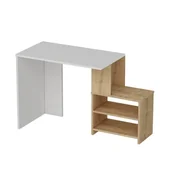Biurka - Homemania Biurko  Inci biel i orzech włoski Homemania - miniaturka - grafika 1