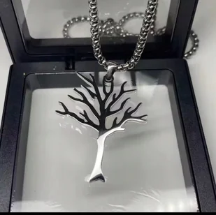 Naszyjnik łańcuszek drzewo tree xxxtentacion - Łańcuszki - miniaturka - grafika 1