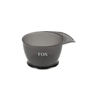 Pozostałe akcesoria fryzjerskie - Fox Earth Colors, miseczka fryzjerska maxi, szara, 320ml, do farb - miniaturka - grafika 1