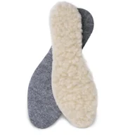 Akcesoria obuwnicze - Zimowe wkładki wełna naturalna filc puszek r_ Wkładki do obuwia zimowego 42 - miniaturka - grafika 1