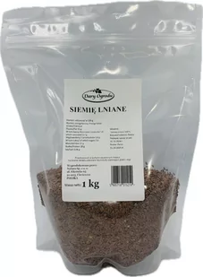 Siemię Lniane Ziarno lnu Brązowe Naturalne 1kg - Płatki śniadaniowe i musli - miniaturka - grafika 1