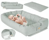 Śpiworki dla dzieci - GNIAZDO KOKON NIEMOWLĘCE BABY LOUNGE 3W1 ŁÓŻECZKO DLA DZIECKA MATA DZECKO - miniaturka - grafika 1