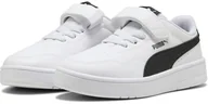 Buty dla dziewczynek - PUMA Court Lally AC+ PS, Sneakersy dziewczęce, Puma Biały, czarny, 22 EU - miniaturka - grafika 1