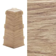 Listwy przypodłogowe - Arbiton Narożnik zewnętrzny do listwy LARS (1 sztuka) dąb szwedzki - miniaturka - grafika 1