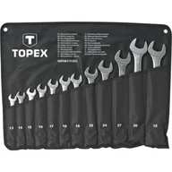 Klucze i nasadki - Topex KOMPLET KLUCZY PŁASKO-OCZKOWYCH 12-SZTUKOWY 13-32MM PREMIUM T 35D758 - miniaturka - grafika 1
