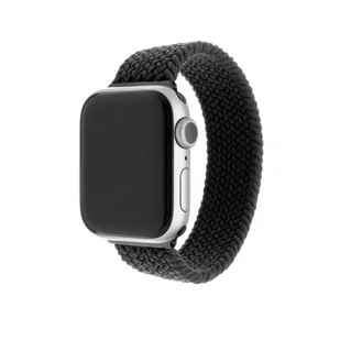 Apple Pasek wymienny FIXED Nylon Strap na Watch 42/44mm velikost S FIXENST-434-S-BK) Czarny - Akcesoria do smartwatchy - miniaturka - grafika 1