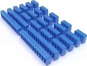 Akcesoria do komputerów stacjonarnych - AsiaHorse Niebieskie grzebienie combs do uporządkowania przewodów AsiaHorse - miniaturka - grafika 1