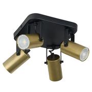 Lampy pozostałe - Lampa reflektor spot REDO BLACK/GOLD 2821 TK Lighting - miniaturka - grafika 1