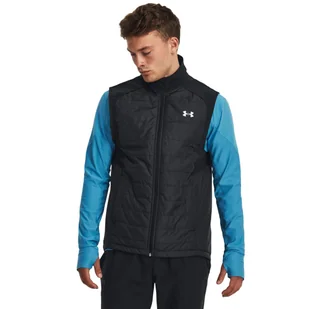 Męski bezrękawnik do biegania Under Armour Launch Pro Insulated Vest - czarny - UNDER ARMOUR - Kamizelki męskie - miniaturka - grafika 1