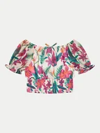 Bluzki damskie - Guess Bluzka J5GH00 WA2T0 Kolorowy Regular Fit - miniaturka - grafika 1