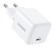 Ładowarki do telefonów - Ładowarka sieciowa Ugreen X512 20W GaN 1x USB-C - biała - miniaturka - grafika 1