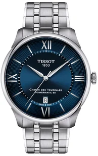Zegarek Zegarek Tissot T139.407.11.048.00 CHEMIN DES TOURELLES POWERMATIC 80 42mm - Zegarki męskie - miniaturka - grafika 1