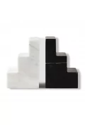 podpórki do książek stair cube - marmur - Podpórki do książek - miniaturka - grafika 1