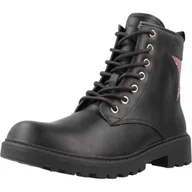 Botki damskie - Geox J Casey Girl G Botki, czarne/LT Rose, 0 UK, Czarny Lt Rose, 0 UK - miniaturka - grafika 1