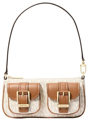 Michael Kors SM Conv ETUKIETA, torebka damska, pojedyncza, Vanilla/Acrn, Taglia unica