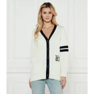 Swetry damskie - Guess Jeans Kardigan CARDI Regular Fit - miniaturka - grafika 1