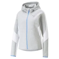 Bluzy sportowe damskie - Bluza dresowa damska Puma EVOSTRIPE - miniaturka - grafika 1