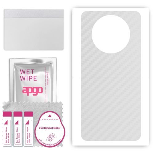 folia naklejka skórka strukturalna na TYŁ do ZTE Nubia NX302J - Carbon Przezroczysty - apgo SKINS