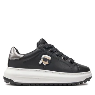 Sneakersy KARL LAGERFELD KL67530 Czarny - Sneakersy damskie - miniaturka - grafika 1