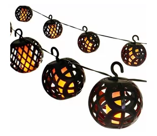 LED Łańcuch solarny 60xLED/2m IP44 - Lampy ogrodowe - miniaturka - grafika 1