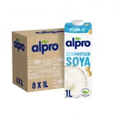 Napoje roślinne - Alpro Napój Sojowy z wapniem i witaminami Zgrzewka 8 x 1 l - miniaturka - grafika 1