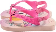 Buty dla dziewczynek - Havaianas Unisex dziecięce dziecko Disney klasyczne klapki japonki, różowy - 24 EU - miniaturka - grafika 1