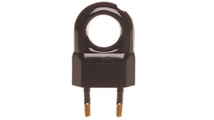 Legrand Wtyczka płaska 2P z pierścieniem - Helium 50309 - Kostki, złączki, wtyczki - miniaturka - grafika 2