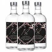 Akcesoria do pakowania - ETYKIETA NA BUTELKĘ 18 CZARNY ROSE GOLD 10szt Z2 - miniaturka - grafika 1