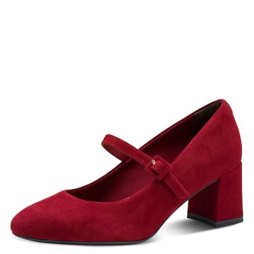 Tamaris Damskie czółenka z paskiem 1-22460-45 czółenka, Merlot, 40 EU, Merlot, 40 EU