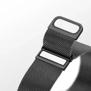 Dux Ducis Magnetic Strap pasek do Watch 8 / 7 / 6 / 5 / 4 / 3 / 2 / SE (38 / 40 / 41 mm) magnetyczna opaska czarny (Milanese Version) - Akcesoria do smartwatchy - miniaturka - grafika 3
