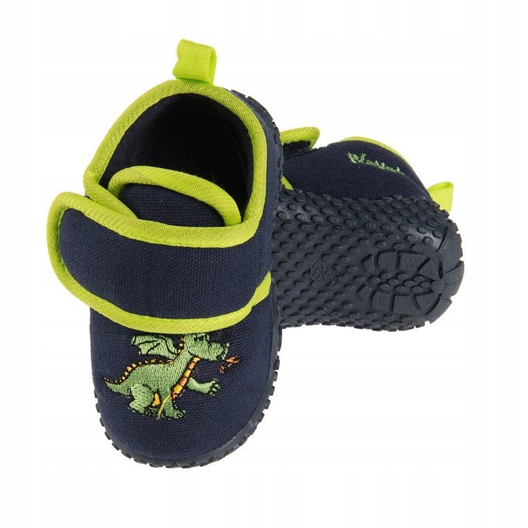 Playshoes Kapcie Dziecięce Granatowe Na Rzepy 32/33 Ż7Q