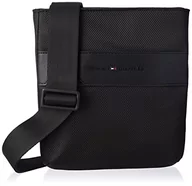 Torby męskie - Tommy Hilfiger Męska mini torba crossover 1985, czarna, jeden rozmiar - miniaturka - grafika 1