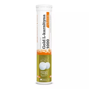 Olimp Gold L-Karnityna 1000+ Chrom Smak Pomarańczowy 20 Tabletek Musujacych - Układ pokarmowy - miniaturka - grafika 1