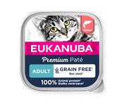 Mokra karma dla kotów - Eukanuba Grain Free Adult Salmon 85g - miniaturka - grafika 1