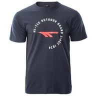 Koszulki sportowe męskie - Koszulka męska Hi-Tec Olen Rozmiar: XL / Kolor: niebieski - miniaturka - grafika 1