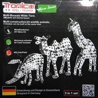 Klocki - Tronico 09530 - Wild Animals - dzikie zwierzęta 3w1 - miniaturka - grafika 1