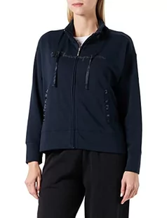 Champion Damska bluza Legacy Easywear 2.0 Powerblend metaliczne logo na zamek błyskawiczny, granatowa, S - Bluzy damskie - miniaturka - grafika 1