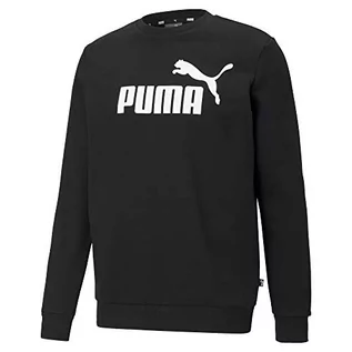 Bluzy męskie - PUMA Męska bluza Ess Big Logo Crew Fl - grafika 1