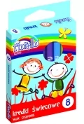 Fiorello  Kredki świecowe 8 kolorów FIORELLO - Artykuły biurowe - miniaturka - grafika 2