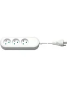 Inne akcesoria elektryczne - Listwa zasilająca Goobay 3xAC 230V DUŃSKA DK 1,5m - miniaturka - grafika 1