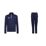 Koszulki i topy damskie - adidas ENTRADA22 TRAINING TOP AND TRAINING BOTTOMS YOUTH, Team Navy Blue 2, 7-8 Years - miniaturka - grafika 1