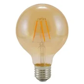 Żarówki LED - Żarówka dekoracyjna Vintage LED Filament Amber G80 E27 WW 2000 K 320 lm Sanico - miniaturka - grafika 1