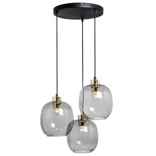 Wisząca lampa molekułowa Omega 4573 TK Lighting szklana czarna złota - Lampy sufitowe - miniaturka - grafika 1