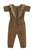 Kombinezony dla dzieci - Never Fully Dressed Kombinezon Dziecięcy W Panterkę Z Falbanką 122/128 Kya - miniaturka - grafika 1